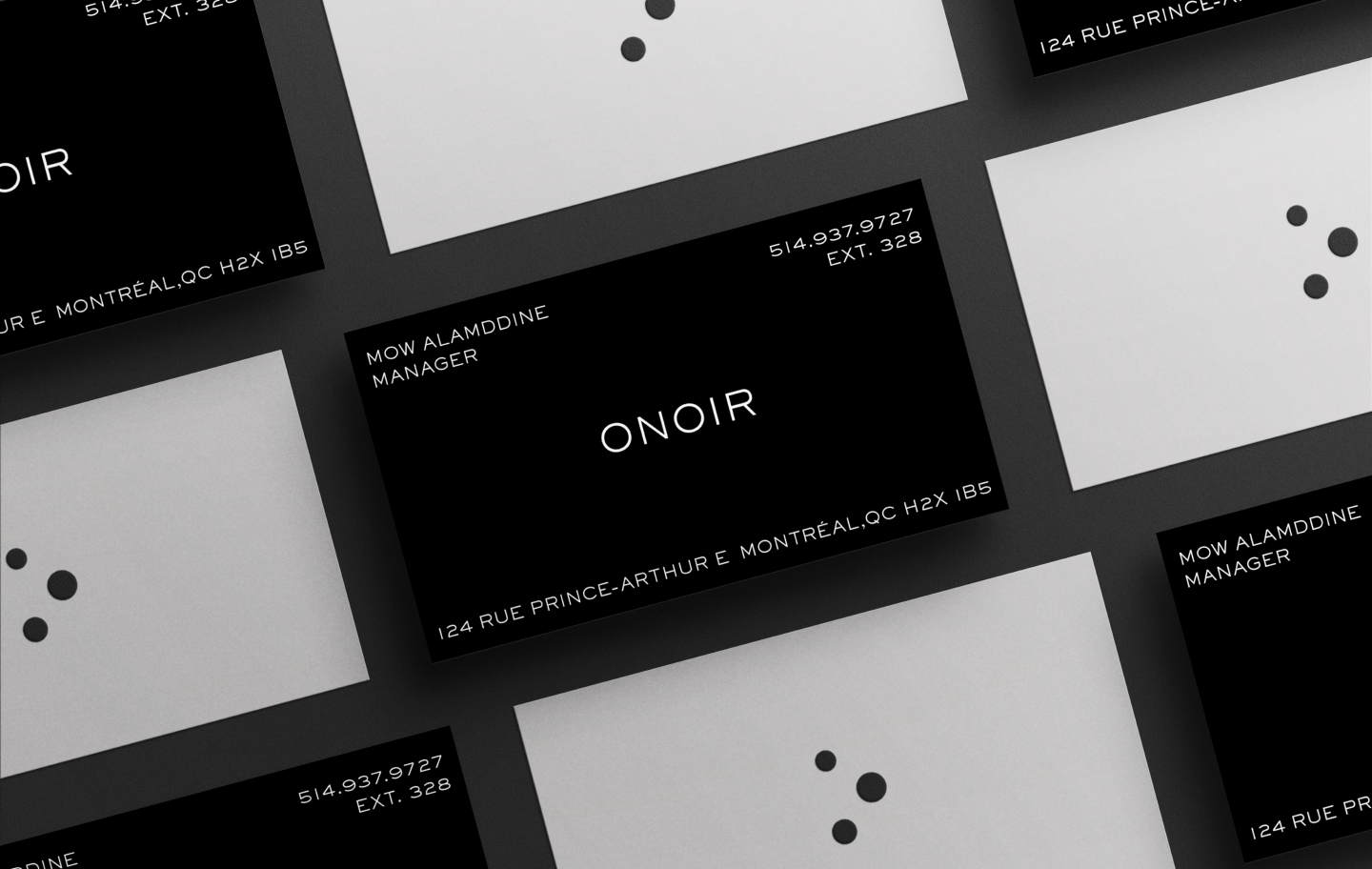 business card mockup